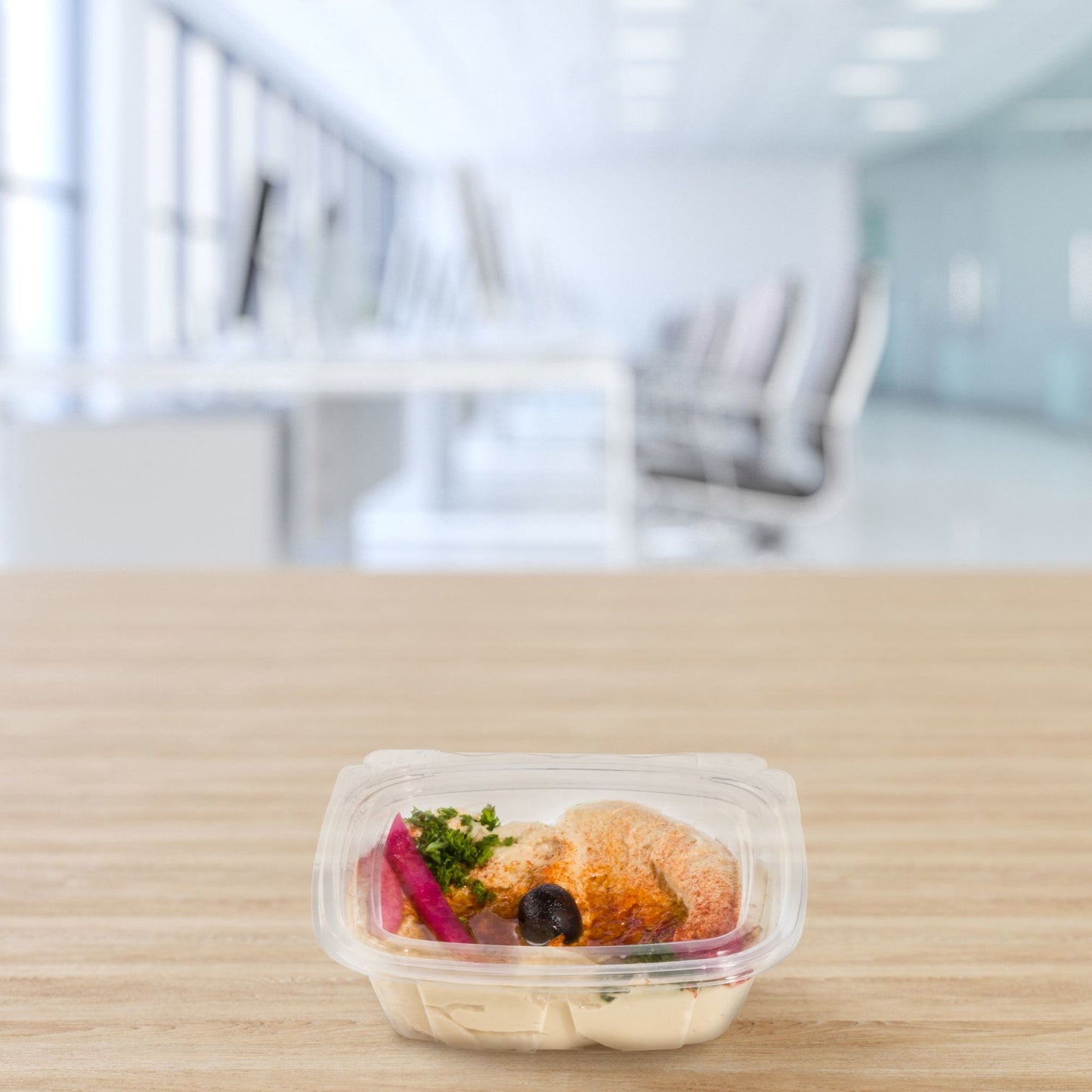 Dart 8 oz Clear Tamper-Evident Hinged Containers, 200 Count – CH8DEF – foodservice use