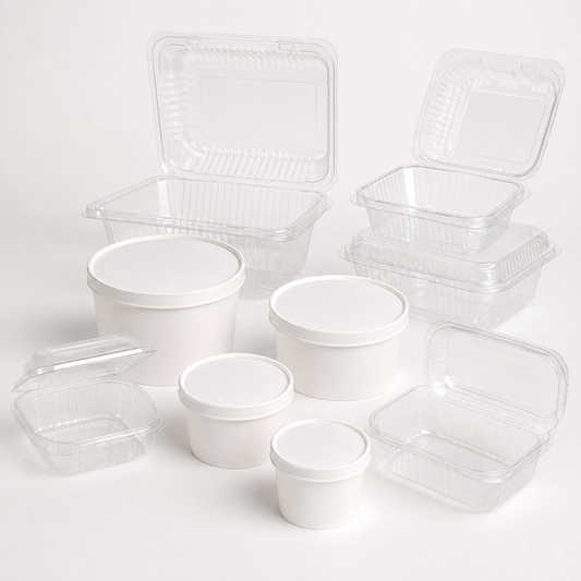 Disposable food container sizes materials and lids guide