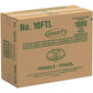 Dart Lift ’n’ Lock Lids for 10 oz Foam Cups, 1000 Count – 10FTL – case packaging