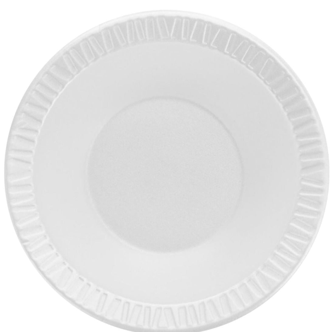 White Non-Laminated Concorde Round Foam Bowl 10-12 oz (1000) | Dart 12BWWCR