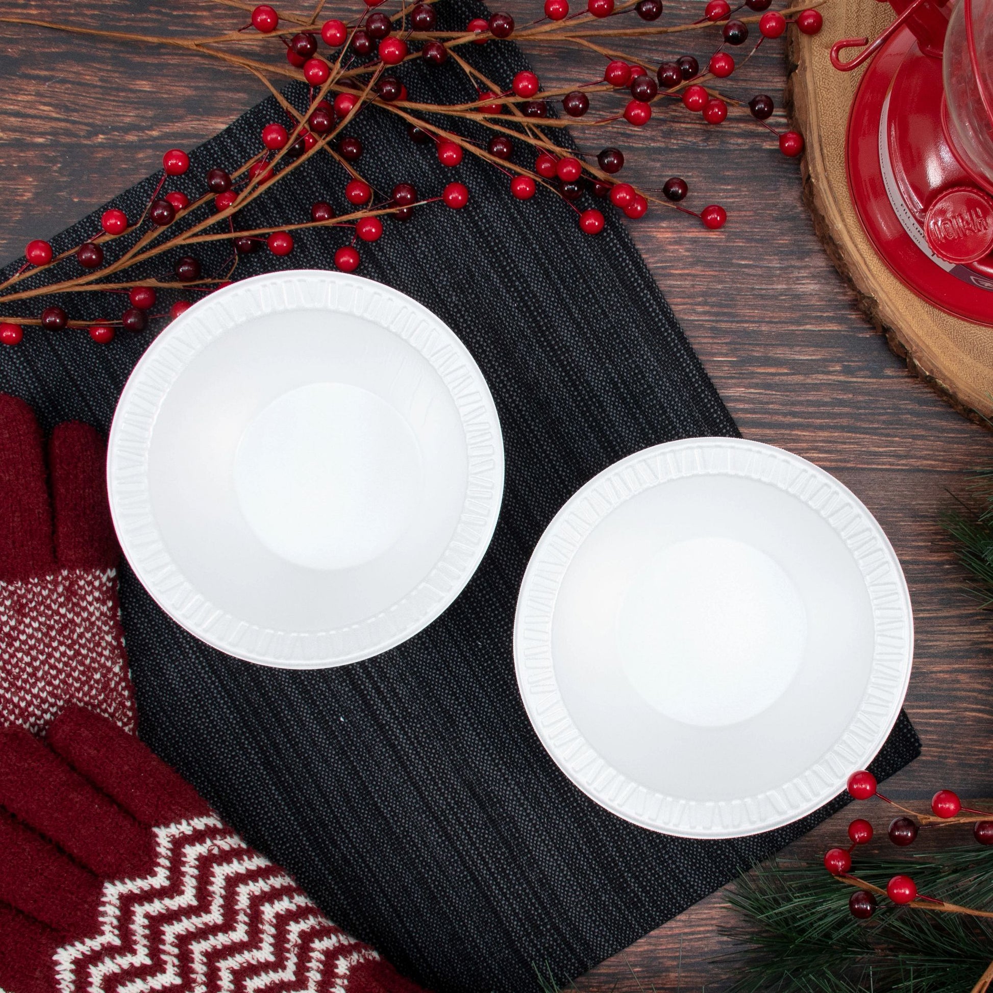 Dart 12 oz White XPS Laminated Foam Bowls, 1,000 Count – 12BWWQR