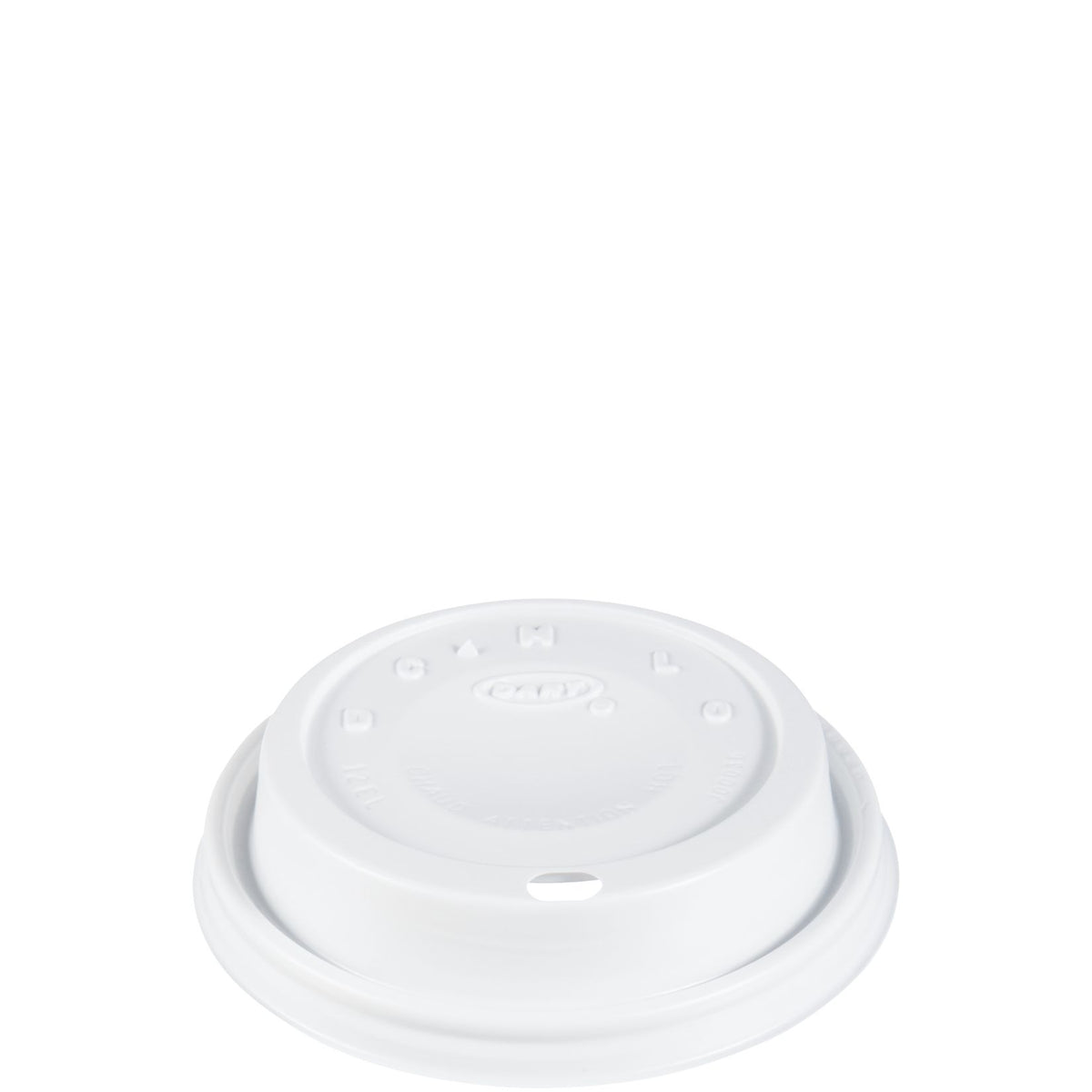 Dart 6-12 oz White HIPS Plastic Cappuccino Lids, 1,000 Count – 12EL