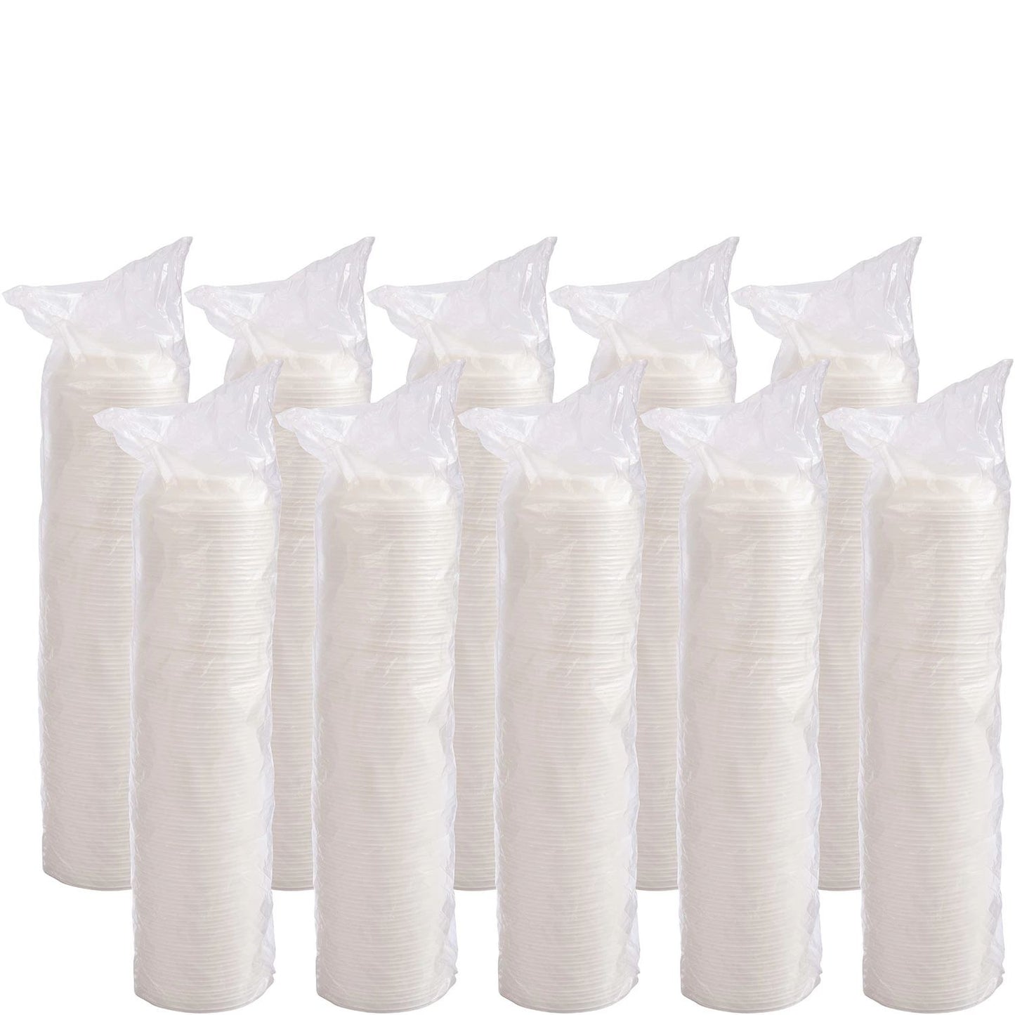 Dart 6-12 oz White HIPS Plastic Cappuccino Lids, 1,000 Count – 12EL