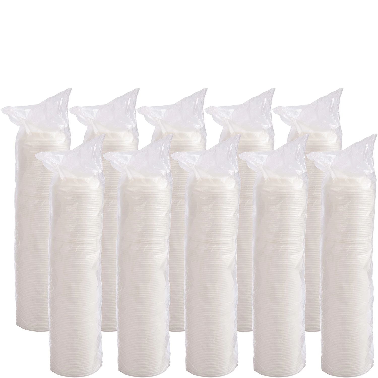 Dart 6-12 oz White HIPS Plastic Cappuccino Lids, 1,000 Count – 12EL