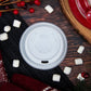 Dart 6-12 oz White HIPS Plastic Cappuccino Lids, 1,000 Count – 12EL