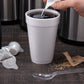 White Insulated Foam Cups 16 oz 1000 Count - Disposable J Cup® | Dart 16J16