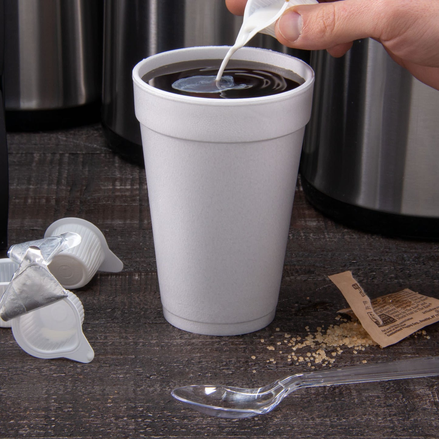 White Insulated Foam Cups 16 oz 1000 Count - Disposable J Cup® | Dart 16J16