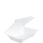Dart 9 x 6 in White XPS Foam Containers with Removable Lid, 200 Count – 205HT1