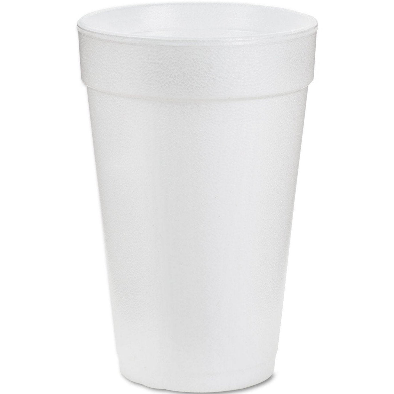 White Insulated Foam Cups 20 oz 500 Count - Disposable J Cup® | Dart 20J16
