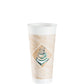 Dart 24 oz Stock Printed EPS Foam Cups - Café G® - Green, 500 Count – 24X16G