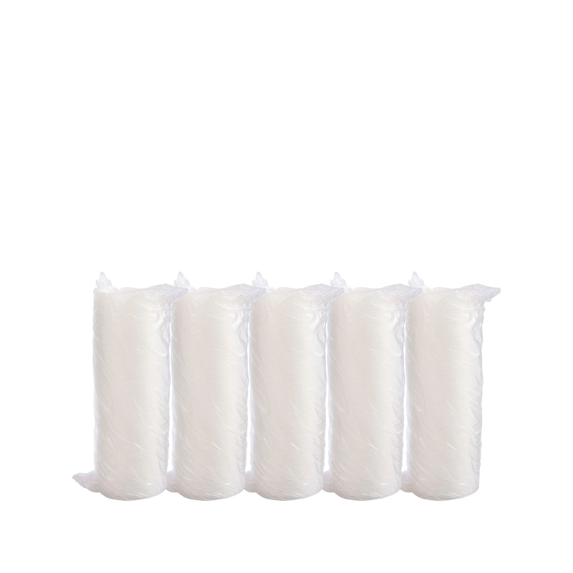 Dart 32 oz Translucent 8-60 oz HIPS Straw-Slotted Lids, 500 Count – 32SL
