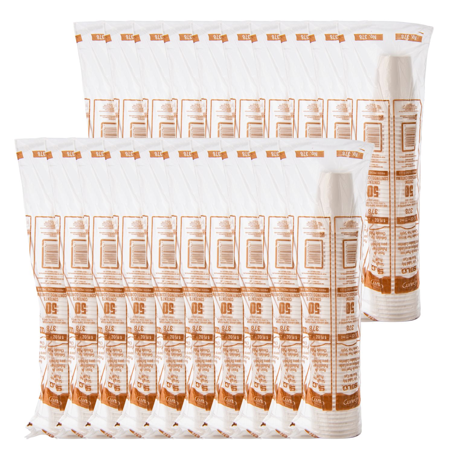 Solo 8 oz White SSP Paper Hot Cups, 1,000 Count – 378W-2050