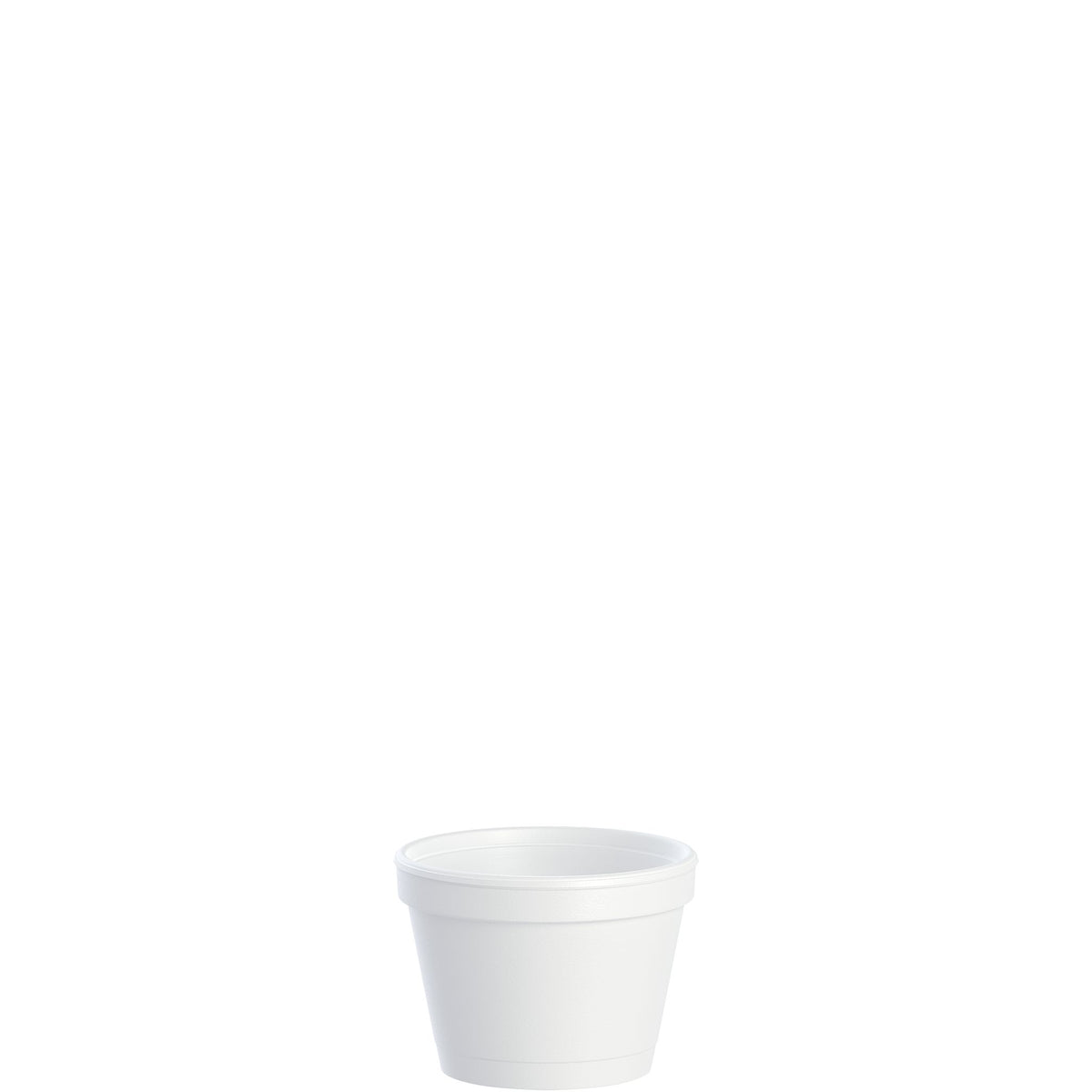 Dart 4 oz White EPS Foam Containers, 1,000 Count – 4J6