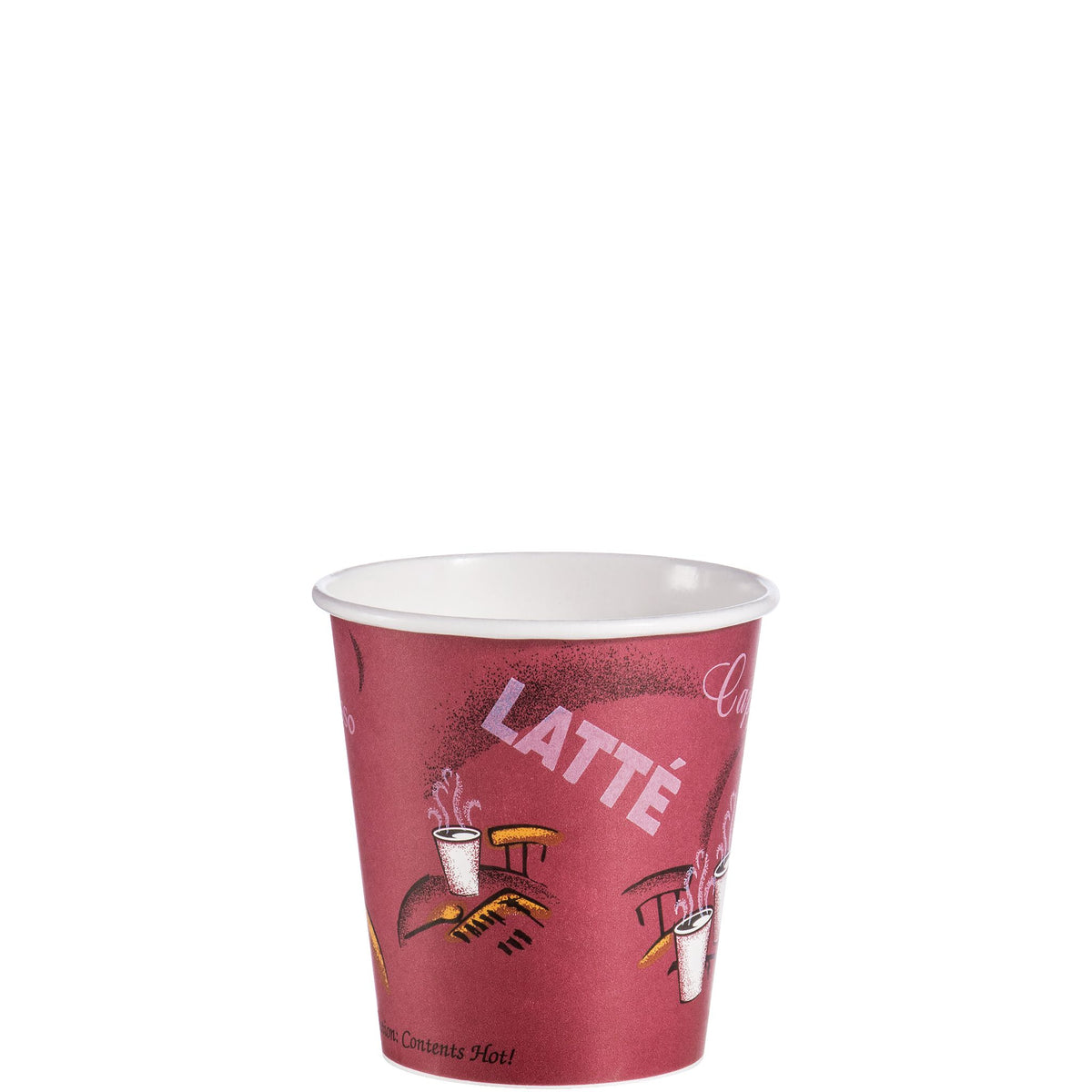 Solo 10 oz Stock Printed SSP Paper Hot Cups - Bistro®, 1,000 Count – 510SI