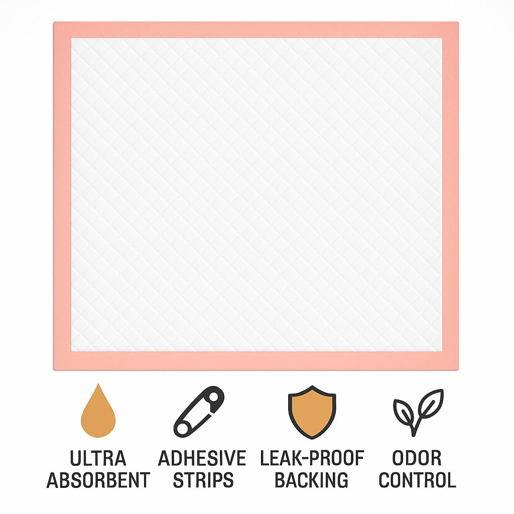 Metro Source 30”x36” [100-Count] Ultra Absorbent Chux Incontinence Bed Pads Disposable Adult with Adhesive Tape, Pe – product image 6