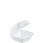 Dart 6 in White XPS Foam Sandwich Containers, 500 Count – 60HT1