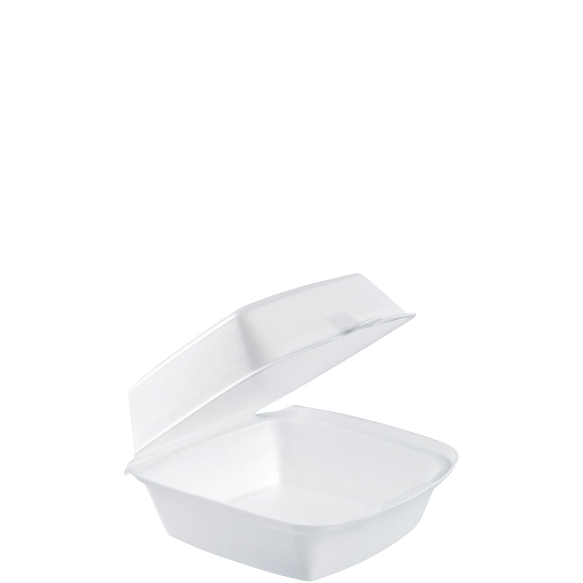 Dart 6 in White XPS Foam Sandwich Containers, 500 Count – 60HT1