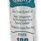 Dart 9-10 oz Clear PET Plastic Straw-Slotted Lids, 1,000 Count – 610TS