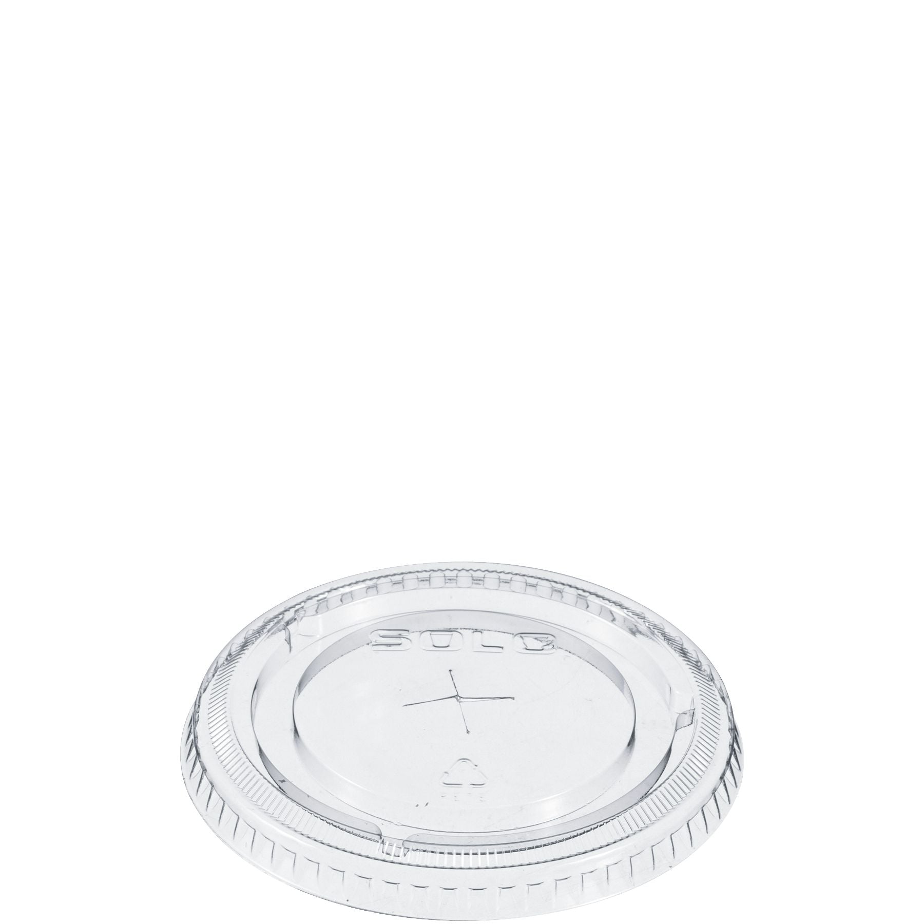 Dart 5-20 oz Clear PET Plastic Straw-Slotted Lids, 1,000 Count – 662TS