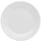 White Non-Laminated Concorde Round Foam Plate (1000) | Dart 6PWCR