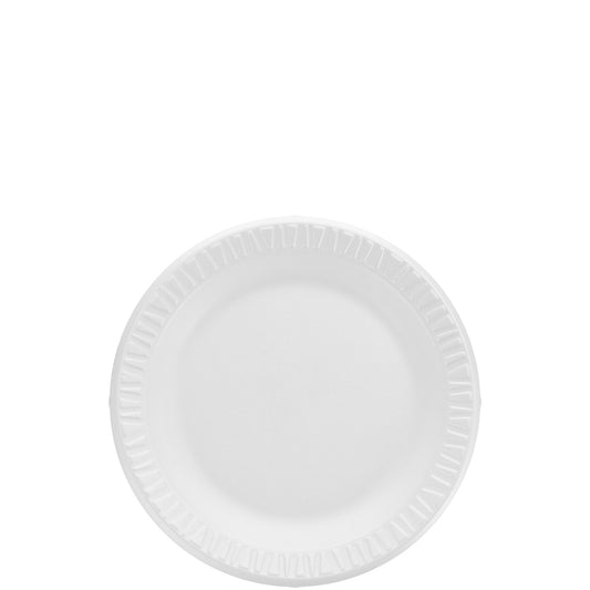 Dart 7 in White XPS Non-Laminated Foam Plates (Reduced Cube), 1,000 Count – 7PWCR