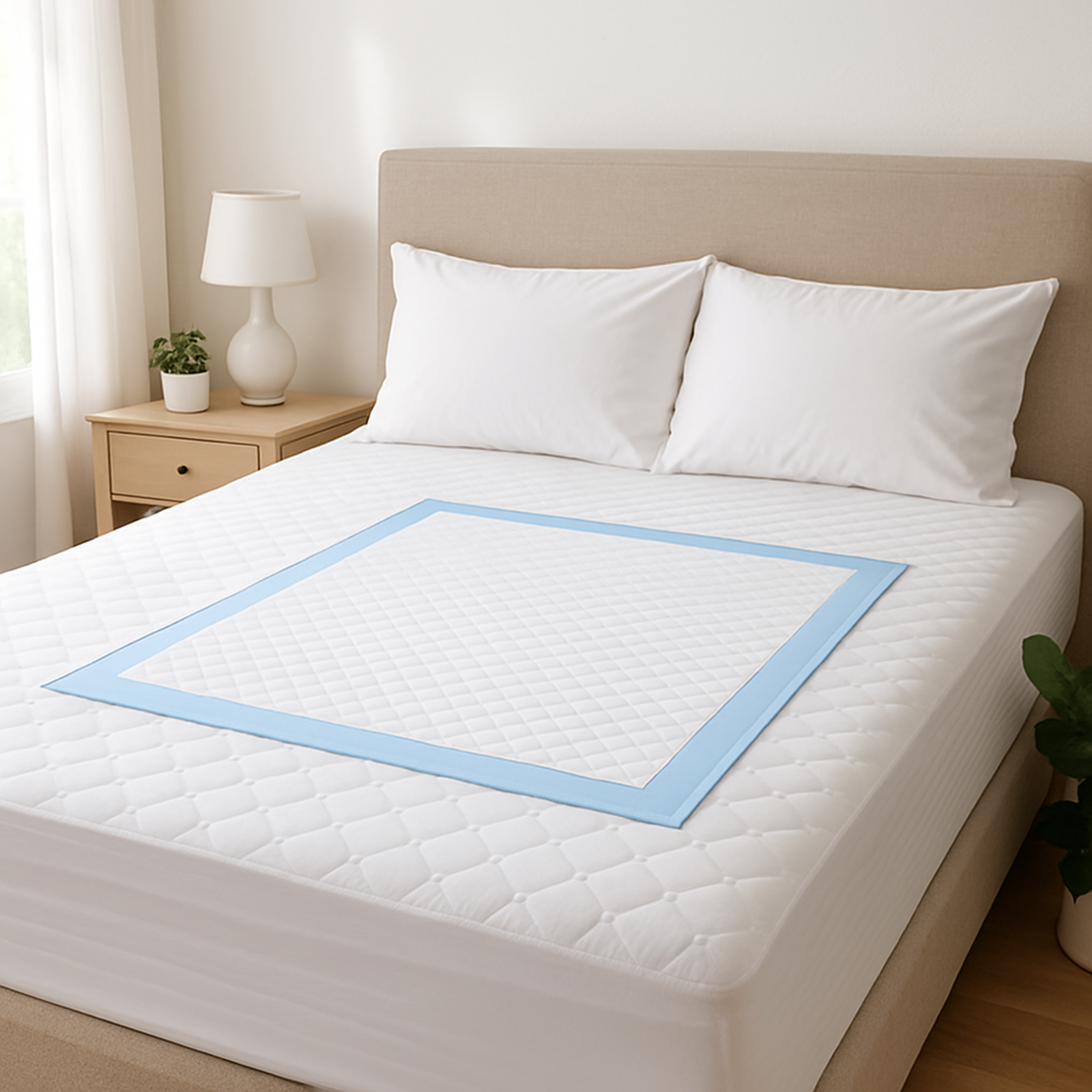 Disposable Underpads 23" x 36" – 150 Count 4-Layer Absorbent Protection Pads with Soft Quilted Top, Waterproof Back – product image 9