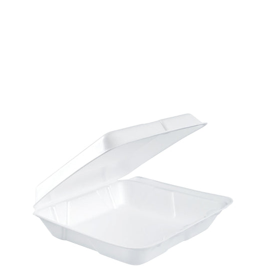 Dart 8 in White XPS Foam Containers, 200 Count – 80HT1R