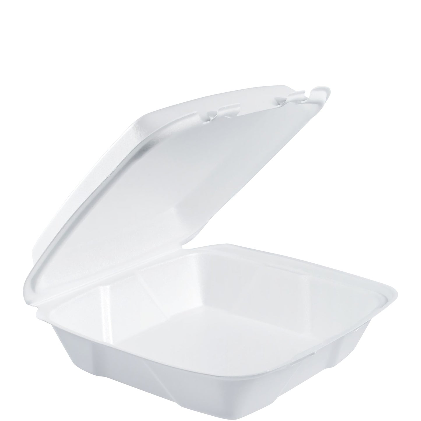 Dart 9 in White XPS Foam Containers, 200 Count – 90HT1R