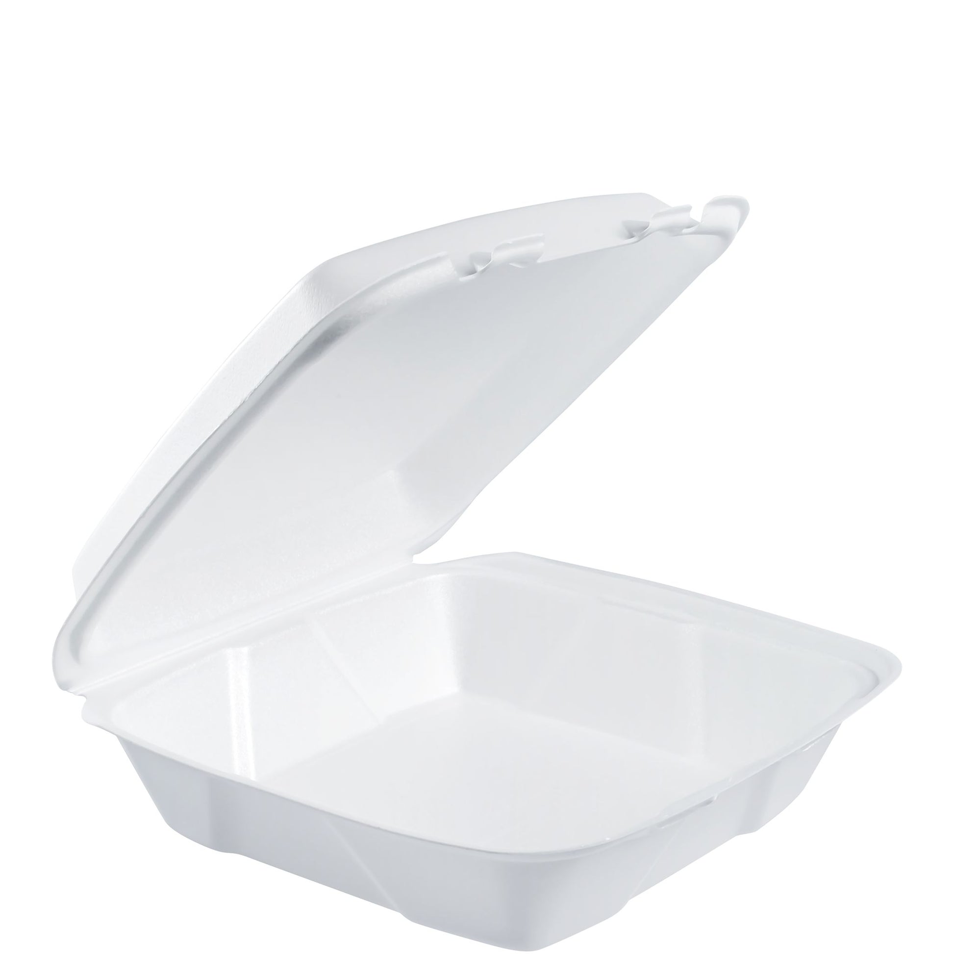 Dart 9 in White XPS Foam Containers, 200 Count – 90HT1R
