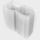 DURAMEG 5.3 inch clear hinged-lid sandwich container