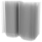 DURAMEG clear OPS hinged-lid sandwich containers stacked