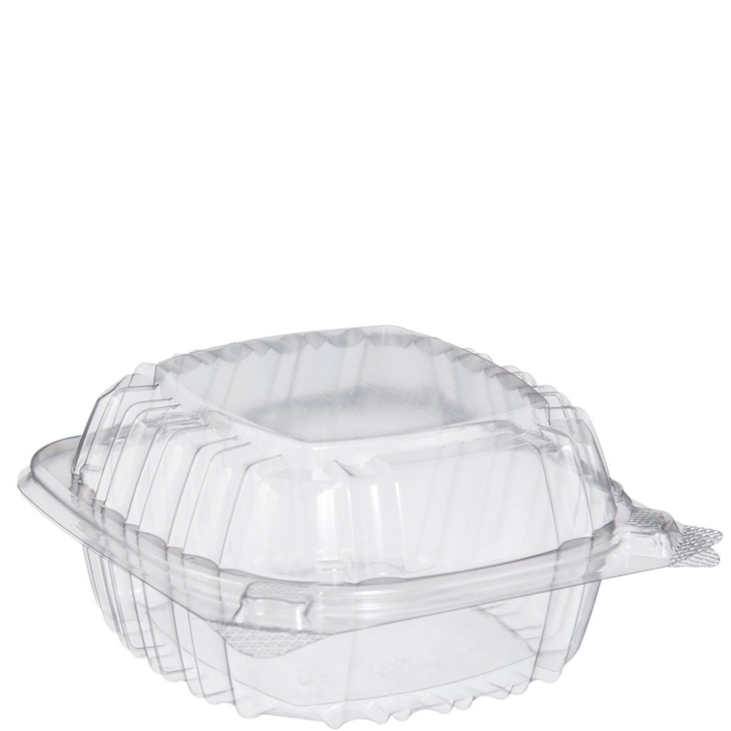 Dart 5 in Clear Hinged Sandwich Containers, 500 Count – C53PST1 – product