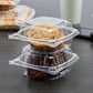 Dart 5 in Clear Hinged Sandwich Containers, 500 Count – C53PST1 – foodservice use