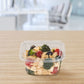 Clear Hinged Container with Flat Lid  16 oz Tamper-Resistant (Case of 200) | Dart CH16DEF