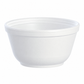 Dart 10 oz white foam bowl, 1000 count – 10B20