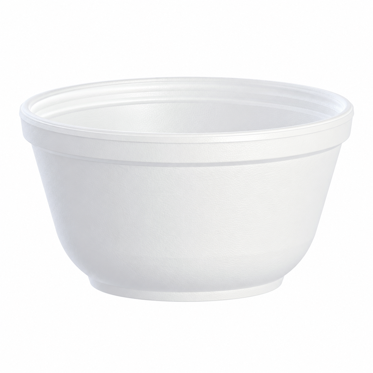 Dart 10 oz white foam bowl, 1000 count – 10B20