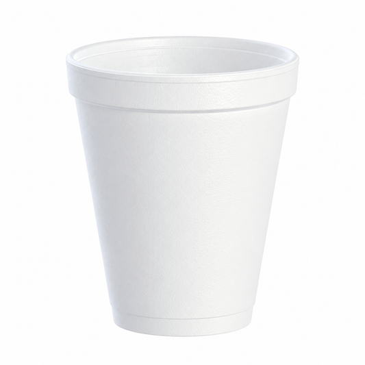 Dart 10 oz white insulated foam cup, 1000 count – 10J10