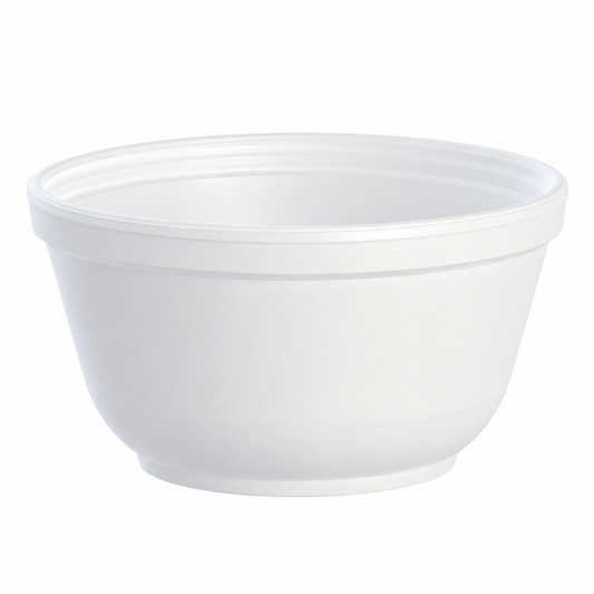 Dart 12 oz white foam bowl, 1000 count – 12B32