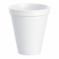 Dart 12 oz White Squat EPS Foam Cups, 1,000 Count – 12J16