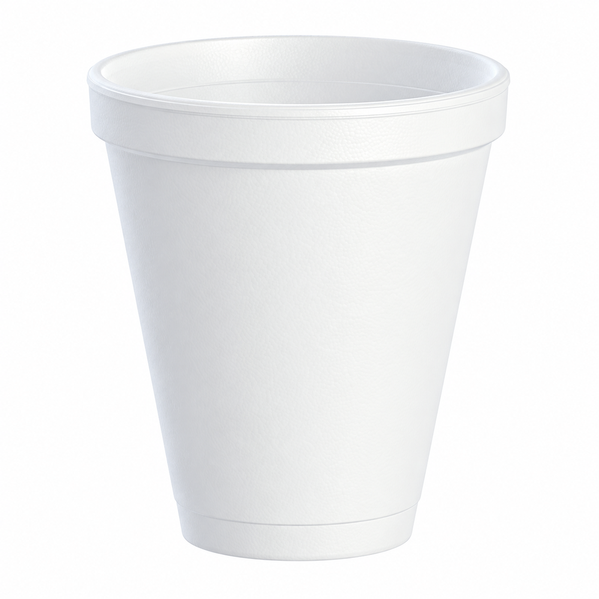 Dart 12 oz White Squat EPS Foam Cups, 1,000 Count – 12J16