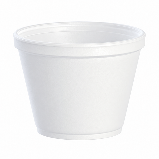 Dart 12 oz White EPS Foam Containers, 500 Count – 12SJ20