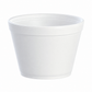 Dart 16 oz White EPS Foam Containers, 500 Count – 16MJ32