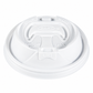 Dart 12-24 oz White HIPS Plastic Optima® Reclosable Lids, 1,000 Count – 16RCL