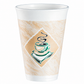 Dart 16 oz Stock Printed Foam Cups - Café G® - Green, 1,000 Count – 16X16G