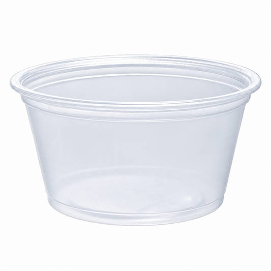 Dart 2 oz Clear PP Plastic Portion Containers - Contact Clear, 2,500 Count – 200PC