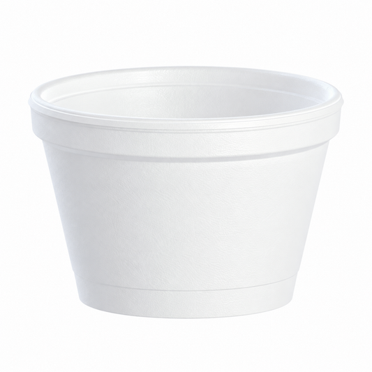Dart 3.5 oz White EPS Foam Containers, 1,000 Count – 3.5J6