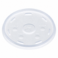 Dart 12 to 32 oz translucent straw-slotted lid, 1000 count – 32SL