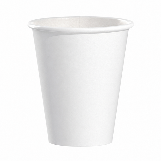 Solo 8 oz white paper hot cup, 1,000 count – 378W-2050
