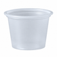 Solo 1 oz Translucent HIPS Plastic Portion Containers, 2,500 Count – P100N