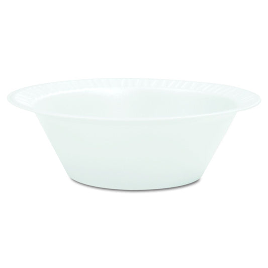 White Non-Laminated Concorde Round Foam Bowl 10-12 oz (1000) | Dart 12BWWCR